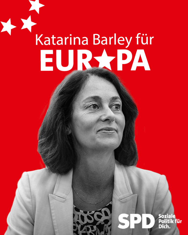 Katarina Barley - Spitzenkandidat der SPD.
